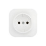 Розетка без зк Legrand Forix 16A 250В IP20 накладная белый