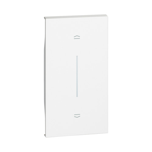 Лицевая панель Bticino KW05M2 Living Now для выкл.рольставней 2 модуля белый