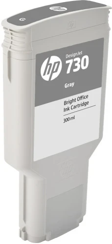Картридж HP Europe/P2V72A/Струйный широкоформатный/серый/№730/300 мл