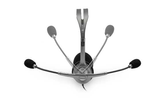 Гарнитура Logitech H110 (2 x 3.5мм, кабель 1.8м) (M/N: A-00021)