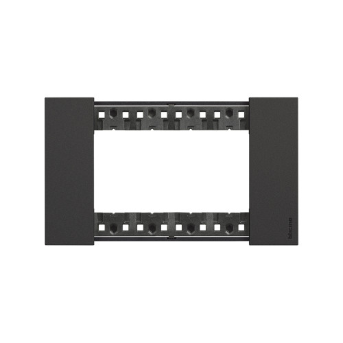 Рамка декоративная Bticino KA4804KG Living Now 4 поста черный