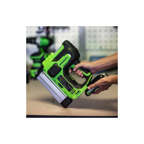 Нейлер аккумуляторный Greenworks GD24BN 24V без АКБ и ЗУ