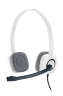 Гарнитура Logitech H150 White (белая, 2 x 3.5мм, элементы управления на кабеле, кабель 1.8м) (M/N: A-00029)