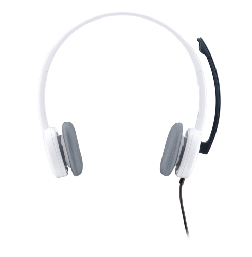 Гарнитура Logitech H150 White (белая, 2 x 3.5мм, элементы управления на кабеле, кабель 1.8м) (M/N: A-00029)