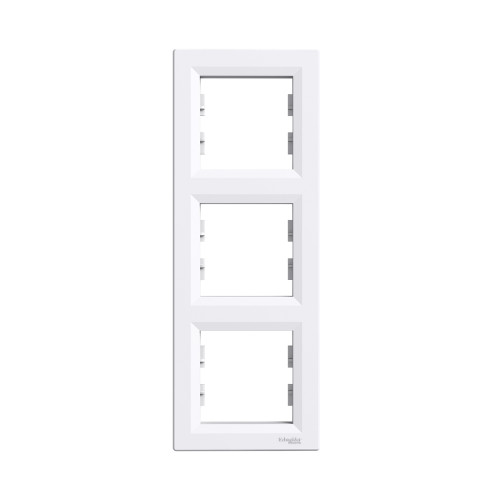Рамка вертикальная SE EPH5810321 Asfora 3 постовая белый