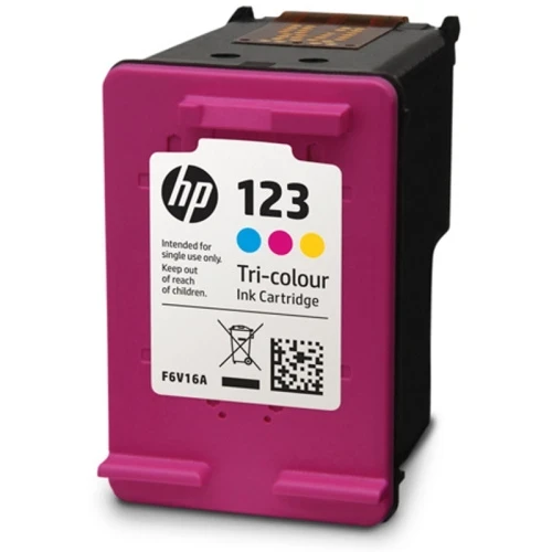 Картридж HP Europe/F6V16AE/Ink/№123/трехцветный/2 мл