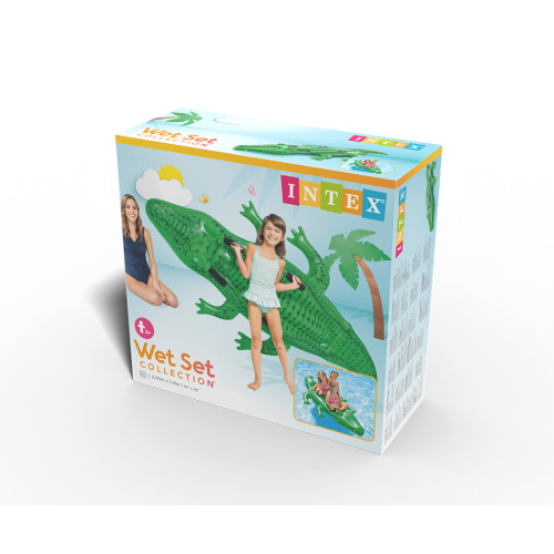 Надувная игрушка Intex 58562NP в форме алигатора для плавания
