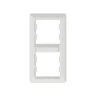 Рамка вертикальная SE EPH5815221 Asfora EM 2 постовая белый