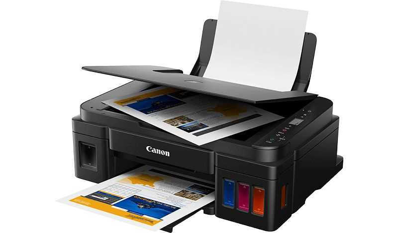 МФУ струйное Canon PIXMA G2410 цветная печать, A4, 4800x1200 dpi, ч/б - 8.8 стр/мин (А4), USB, СНПЧ
