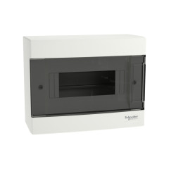 Щит навесной SE EZ9EUC108 8 модулей дымчатая дверь