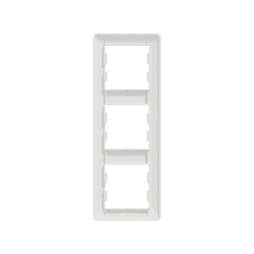 Рамка вертикальная SE EPH5815321 Asfora EM 3 постовая белый