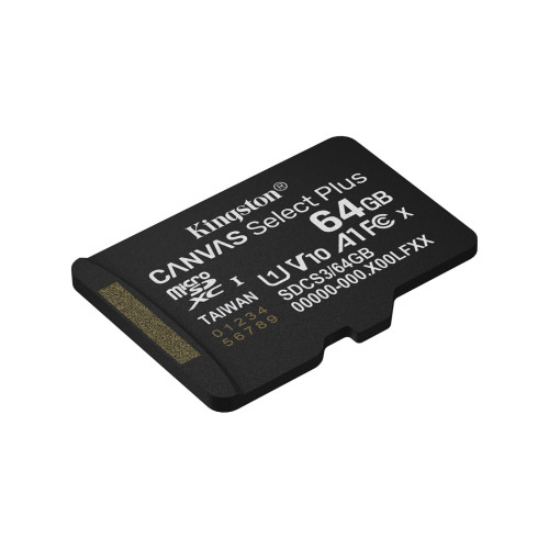 Карта памяти Kingston SDCS3/64GBSP Canvas Select Plus A1 U1 V10 64GB