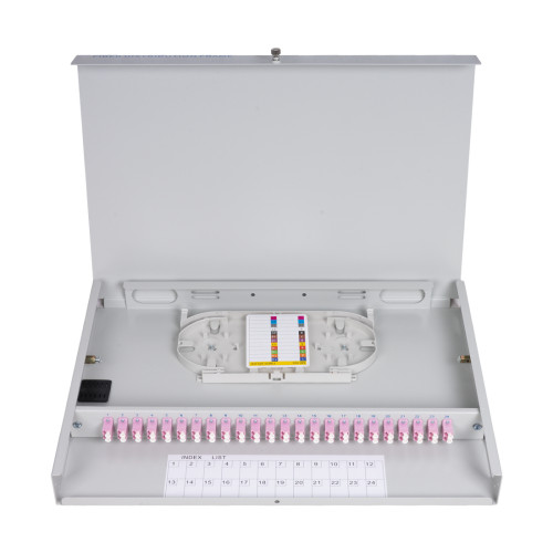 Оптический кросс А-Оптик АО-2403 укомплектованный LC/UPC Duplex MM OM4