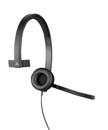 Гарнитура Logitech H570e Mono (USB, элементы управления на кабеле, кабель 2.1м) (M/N: A-00063)