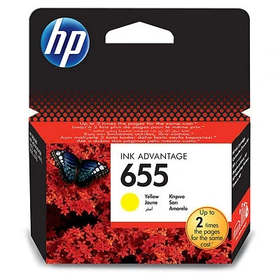 Картридж HP Europe/CZ112AE/Струйный/№655/желтый