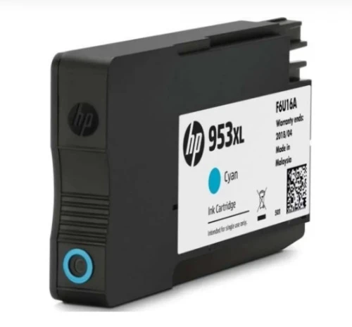 Картридж HP Europe/F6U16AE/Чернильный/№953/голубой/7 мл