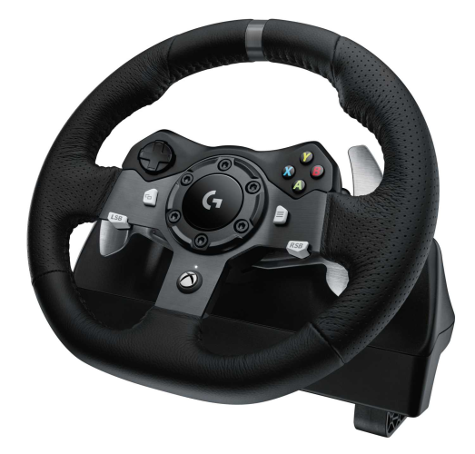 Контроллер для игровых симуляторов Logitech G920 Driving Force (руль и педали для XBox One и ПК) (M/N: W-U0004)