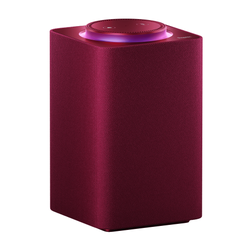 Яндекс.Станция Макс Красная YNDX-0008 (Умная колонка с голосовым помощником)+пульт YNDX-00401