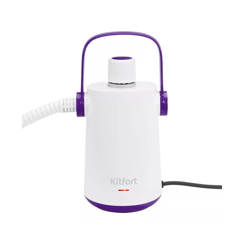 Пароочиститель Kitfort КТ-9109-1 бело-фиолетовый