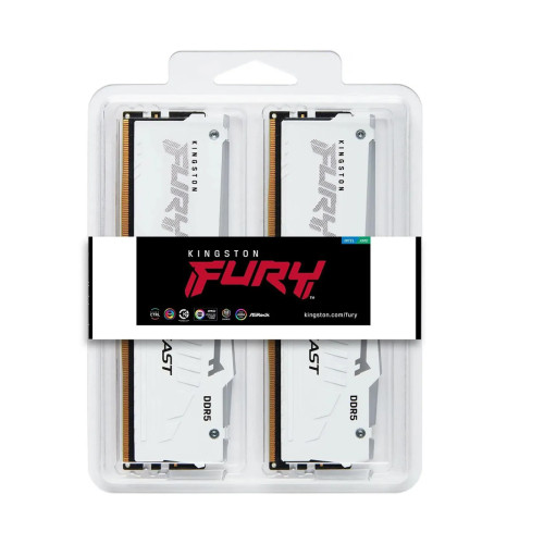 Комплект модулей памяти Kingston FURY Beast RGB KF560C36BWE2AK2-32 DDR5 32GB (Kit 2x16GB) 6000MHz