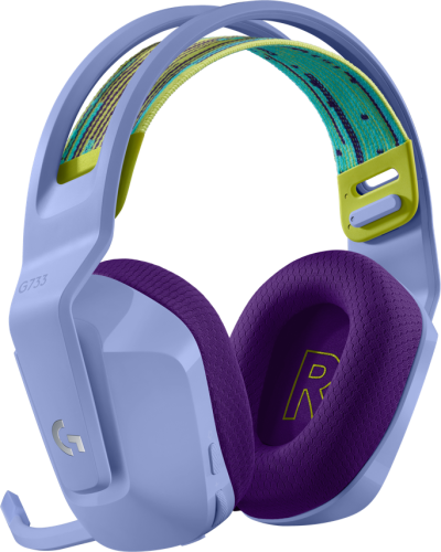 Гарнитура беспроводная игровая Logitech G733 LIGHTSPEED Wireless RGB Gaming Headset - LILAC - 2.4GHZ - N/A - EMEA (M/N: A00125 / A-00080)