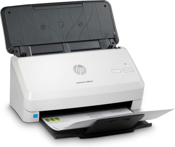 Сканер HP 6FW07A ScanJet Pro 3000 s4 (A4) 600x600 dpi 48 bit ADF (50 pages) 40/80 ppm USB 3.0 Duty cycle 4000 pages