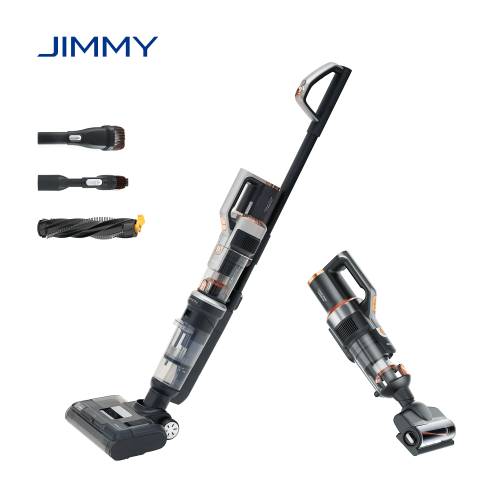 Пылесос вертикальный с функцией влажной уборки Jimmy Cordless Vacuum&Washer HW10 Pro Grey+Golden с адаптером модели ZD24W342060EU