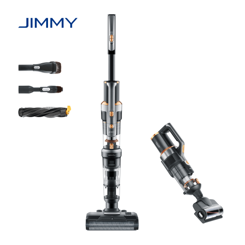 Пылесос вертикальный с функцией влажной уборки Jimmy Cordless Vacuum&Washer HW10 Pro Grey+Golden с адаптером модели ZD24W342060EU
