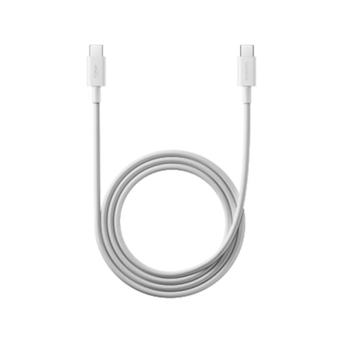 Интерфейсный кабель Xiaomi 6A Braided USB-C to USB-C Cable (1m) Белый