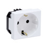 Розетка силовая серии Viva DKC 45005 2Р+Е со шторками белая