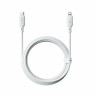 Интерфейсный кабель Baseus Silky Type-C to iP 20W 2m White (P10377700213-01)
