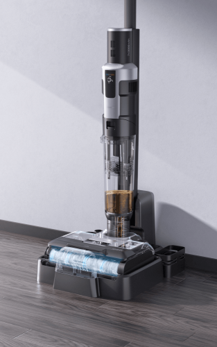 Пылесос вертикальный с функцией влажной уборки Jimmy Cordless Vacuum&Washer HW9 Pro Black+Silver с адаптером модели ZD24W342060EU