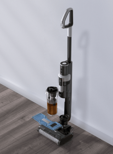 Пылесос вертикальный с функцией влажной уборки Jimmy Cordless Vacuum&Washer HW9 Pro Black+Silver с адаптером модели ZD24W342060EU