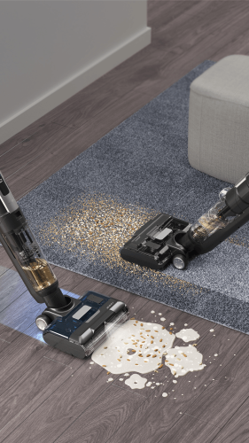 Пылесос вертикальный с функцией влажной уборки Jimmy Cordless Vacuum&Washer HW9 Pro Black+Silver с адаптером модели ZD24W342060EU