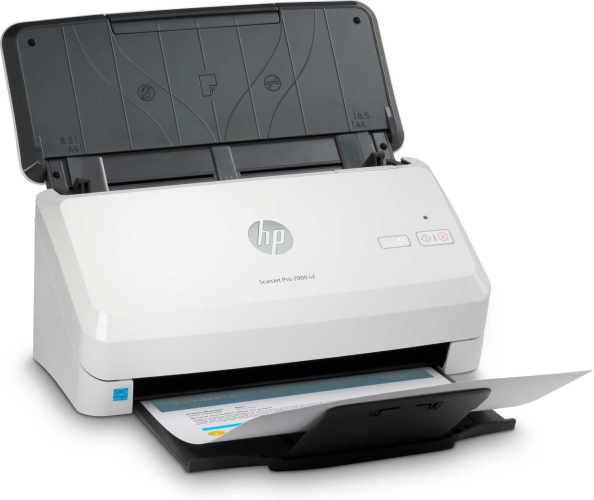 Сканер HP 6FW06A ScanJet Pro 2000 s2 (A4) 600x600 dpi, 48 bit, ADF (50 pages), 35 ppm,USB 3.0, Duty cycle 3500 pages