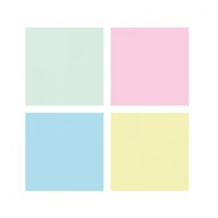 Стикеры бумажные самоклеющиеся Comix D5005, 76х76 мм., 400 л.