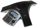 SoundStation IP 5000 conference phone with factory disabled media encryption. 802.3af Power over Ethernet. Includes 7.6 meter Ethernet cable.