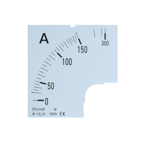 Шкала для амперметра iPower 150/5