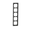 Рамка MERTEN MTN4050-6534 D-Life 5 постовая антрацит